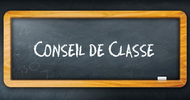 Planning des conseils de classe du 2nd semestre